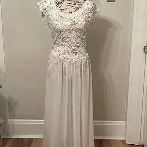 Vintage and NWT Victoria’s Secret sheer and lacey gown​​​​​​​​​​​​​